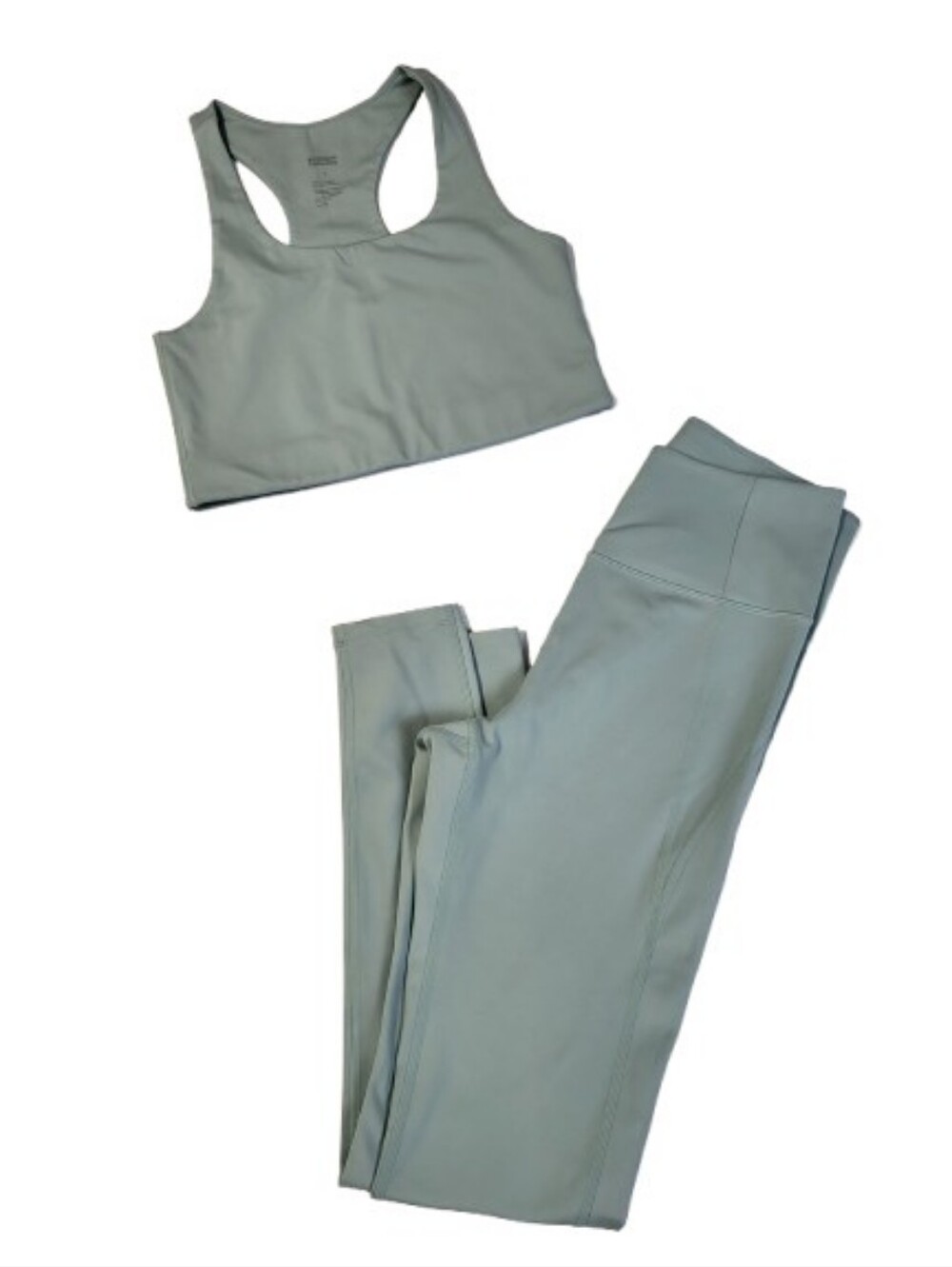 Girlfriend Collective Paloma Racerback Bra High Rise Leggings Workout Set Size M